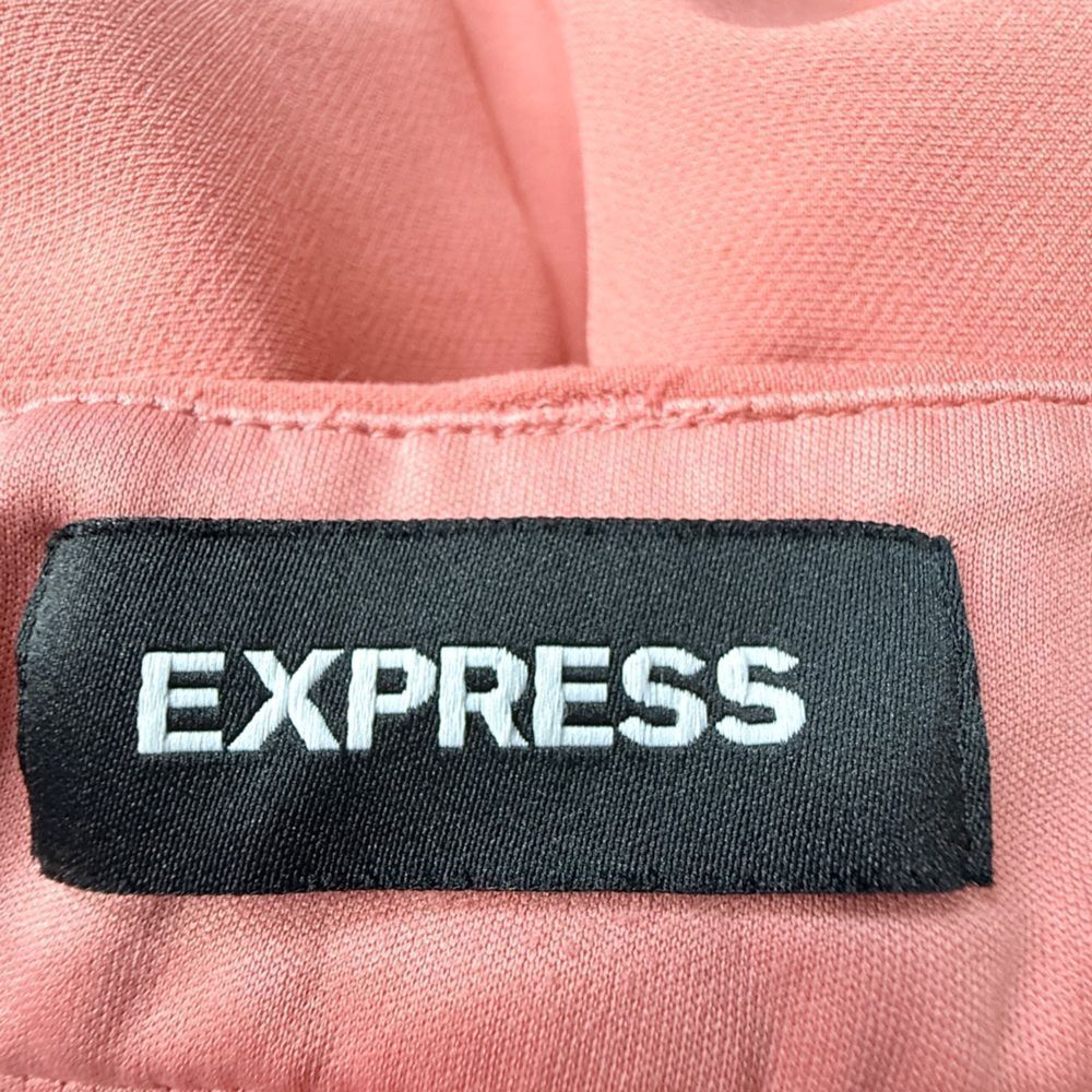 Express Coral Skinny Mid-Rise Dress Pants - Picture 3 of 8